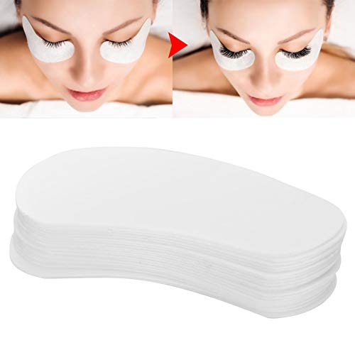 10 pares de almohadillas para injerto de pestañas, tela de algodón, extensión de pestañas, parches para ojos, accesorio de herramienta de belleza para mujeres(Small)