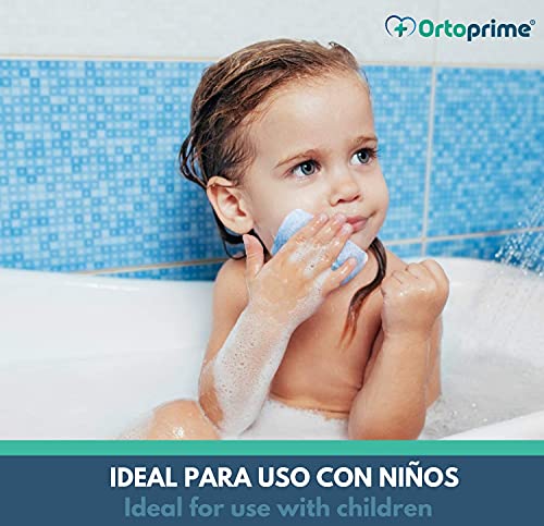 120 ESPONJAS Jabonosas Desechables bebes, niños y adultos - 120 Unidades - Esponja Bebe Piel Sensible - Esponjas Baño con Jabón ph neutro - Pack 5 paquetes de 24 esponjas Annote