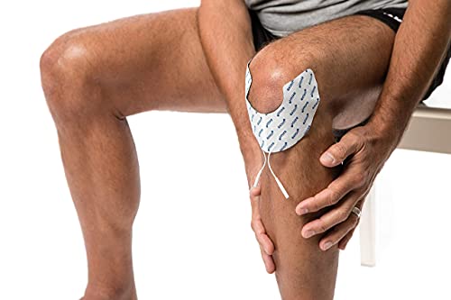 2 Electrodos para rodilla axion | Para su electroestimulador de TENS y EMS | Parches autoadhesivos tens ems reusables para tratamiento de electroestimulación