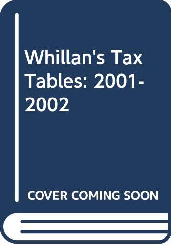 2001-2002 (Whillan's Tax Tables)