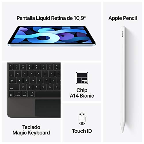 2020 Apple iPad Air (de 10,9 Pulgadas, con Wi-Fi y 64 GB) - de en Verde (4.ª generación)