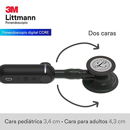 3M Littmann 8490 Core Digital Fonendoscopio (UE), 69 cm, Negro