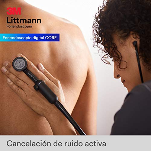 3M Littmann 8490 Core Digital Fonendoscopio (UE), 69 cm, Negro