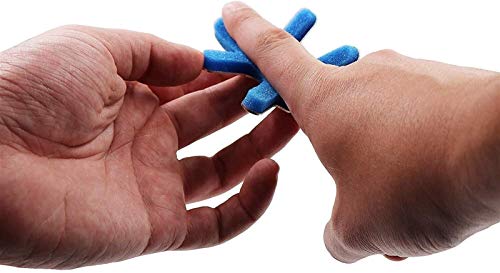 5 Unidades de gatillo férula de Dedo, Tipos de Rana Férula de Dedos, Separador ORTHOSIS Dedo Knuckle Soporte Soporte para enderezar Bent, Bloqueado, Dedo Malet 21-410 (Size : M:8CM)