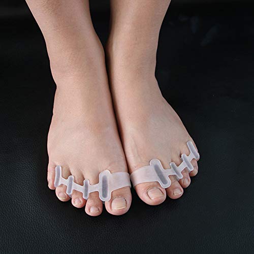 6 pares Separador Dedos Pie,Hallux Valgus Corrector,Separador Dedos Pie Silicona,Férula Juanetes,Correctores de dedos del pie para Alivio del Dolor de Pie,Ballet Yoga Atletas(Hombres y Mujeres)