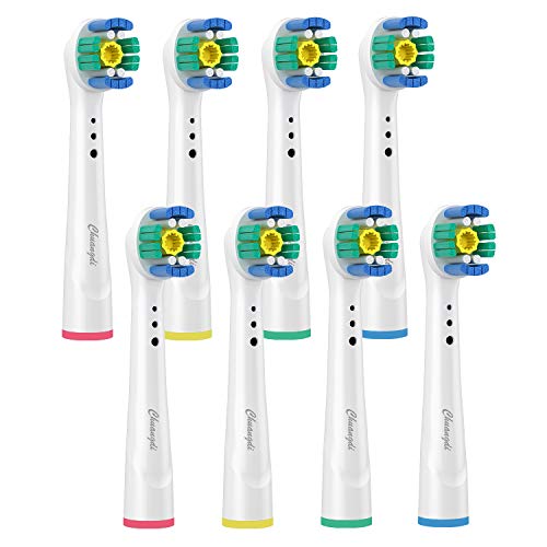 8 Cabezales de repuesto para cepillos de dientes eléctricos, 3D White cabezales para cepillos compatible para Braun Oral-B Vitality Pro White, 3D Whitening, Sensitive Clean, Precision Clean