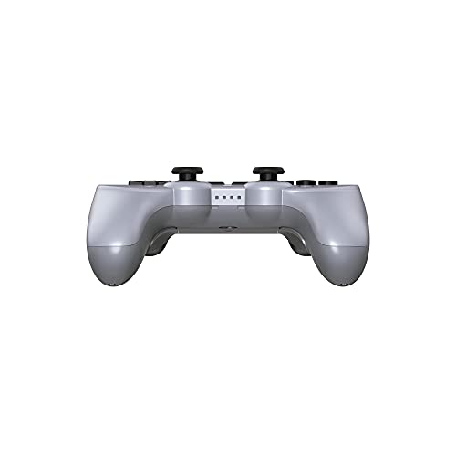 8Bitdo Pro 2 Bluetooth Controller for Switch, PC, macOS, Android, Steam & Raspberry Pi (Gray Edition) [Importación alemana]