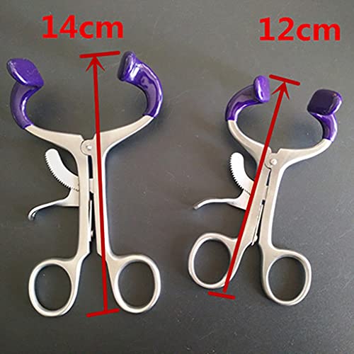 Abrebocas dental, retractor de mejillas para el tratamiento de ortodoncia de blanqueamiento dental(12cm/14cm)(Size:12cm)