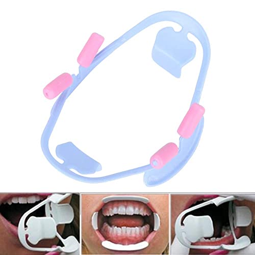 Abrelatas de boca - Desechable Abrelatas de boca Dental Dentales Intraoral Retractor de mejillas Herramientas orales Dentista Herramientas (Color : L Blue)