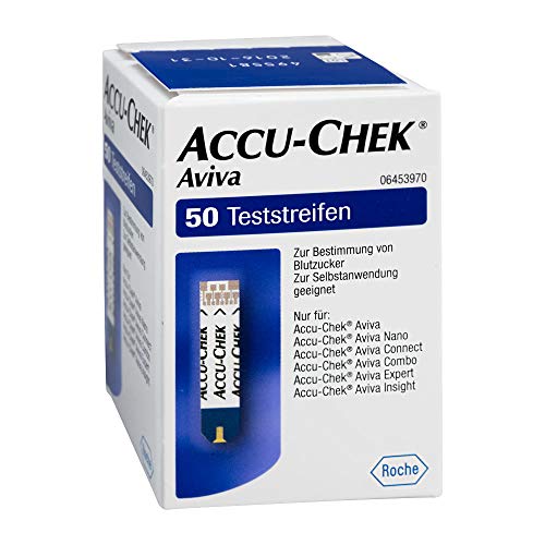 ACCU-CHEK Aviva 50 Tiras Glucosa 21 g