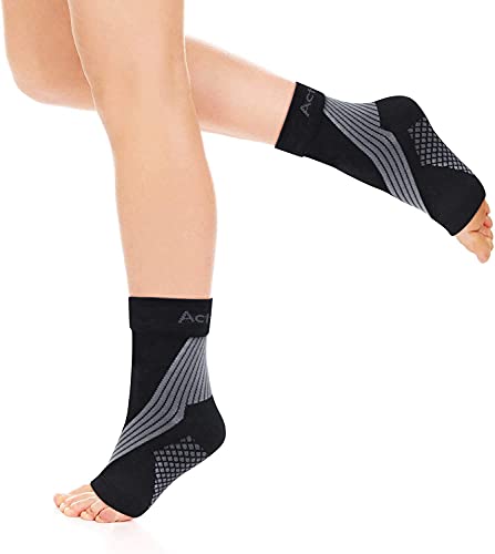 ActivSocks Calcetines de Compresión Graduada | Tratamiento para Fascitis Plantar de Aquiles | Medias Terapéuticas | Ideal por Deportivos e Caminar PAR | (M: EU 41-42)