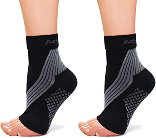 ActivSocks Calcetines de Compresión Graduada | Tratamiento para Fascitis Plantar de Aquiles | Medias Terapéuticas | Ideal por Deportivos e Caminar PAR | (M: EU 41-42)