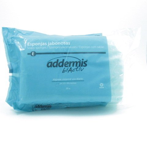 Addermis biactiv 20 uni esponja jabon