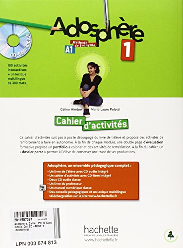 Adosphere. Cahier. Per la Scuola media. Con CD-ROM (Vol. 1): Cahier d'activités (Adosphère)