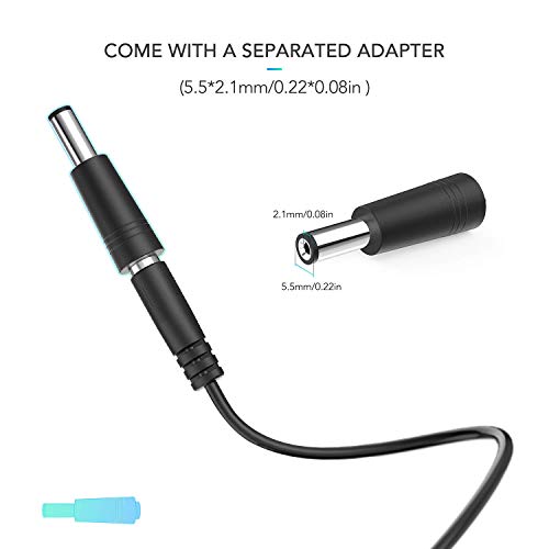 AGPTEK 6V 0.5A 3W Adaptador de Corriente para Tensiómetro Omron 240V, 60Hz con Cable 2.3M Compatible M2 Basic,M2, M3, M3 Comfort, M6 Comfort, M7