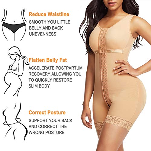 AIJIANG Modelador Cuerpo Completo, Fajas Reductoras Colombianas Corsé Fajas Body Post Liposucción Ropa Interior Adelgazante Entrenador Cintura Corsé Sin Costuras (Color : A, Size : Small)