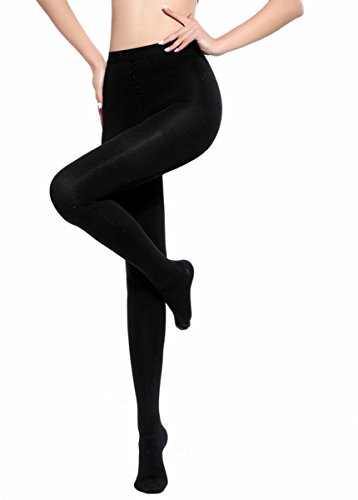 Aivtalk Medias de Compresión de Mujer Legging Elásticas Leotardos Primavera Otoño 680D Talla L - Negro