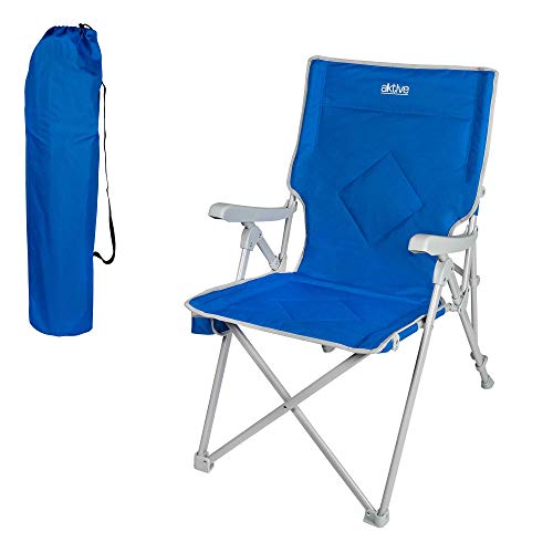 AKTIVE 52839 - Silla plegable para camping 3 posiciones AKTIVE camping 59x87x98 cm