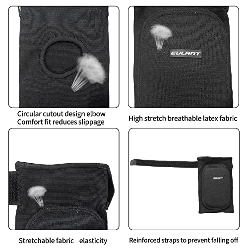 Algodón Rodilleras de Baile para Niños, Suave Coderas para Adolescentes y Adultos, Protectora para Rodilla Deportiva para Voleibol Ciclismo Correr Fútbol Patinaje Esquí Ritmica Balonmano