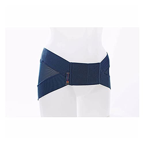 ALIUJUNAMZ Partidora de la Faja pélvica Transpirable para la corrección de la Cadera Pelvis Corrección de corrección de Correas de Apoyo de los Tirantes (Color : Azul, Size : M)