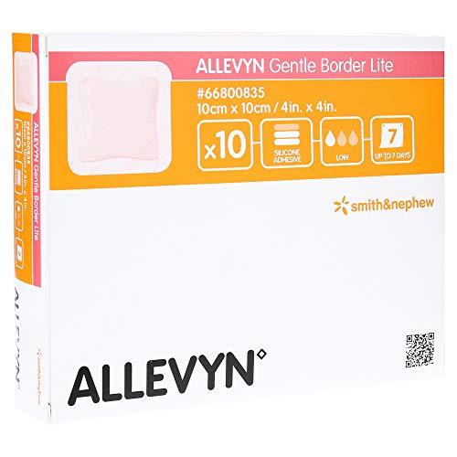 Allevyn suave frontera Lite 10 x 10 cm 66800835 Pack de 10