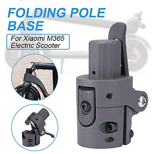 ALLOMN Base de Pposte Plegable para Scooter Eléctrico, Base de Poste Plegable para Xiaomi M365 Parte de Repuesto de Scooter Eléctrico Accesorios de Scooter (Gris)