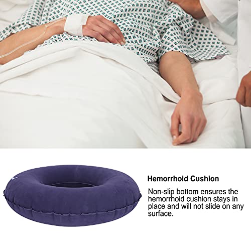 Almohada Donut para dolor en el coxis, almohada inflable para la próstata, embarazo, post natal, úlceras de decúbito, cóccix, PVC ultra premium de confort, alivia la presión del coxis de Pillow Palace