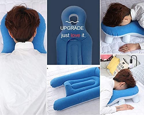 Almohada Para La Retina Almohada Con La Cabeza Boca Abajo Para Post Vitrectomía Almohada Inflable De Retina Para Dormir, Red Para Los Ojos Que Se Cae Después De La Vitrectomía Y La Operación