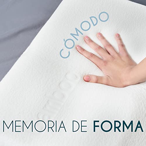 Almohada para Piernas Dreamzie - Cojin para piernas Terapéutico Memoria de Forma - Dolor de Espalda, Rodillas, Post-operatorio, Piernas Pesadas, Circulación - Transpirable Lavable Hipoalergénico