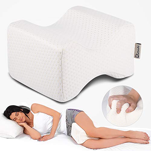 Almohada Piernas para Dormir, Dioxide Ergonómico Cojín Ortopédico, Ideal para ciática, Caderas, articulaciones, Alivio de Dolores de Embarazo y Dormir de Lado - Opción Ideal para Dormir de Lado