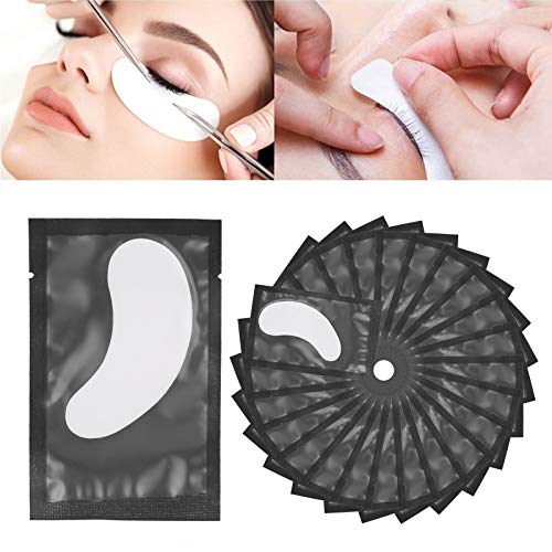 Almohadilla de extensión de pestañas Parches de injerto de pestañas 100pcs Almohadillas de gel para debajo de los ojos Cintas de extensión de pestañas, Pegatinas de almohadilla de sombra de ojos de ma