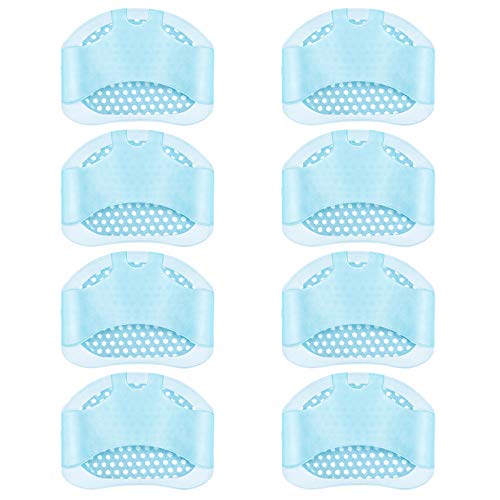 Almohadillas Metatarsianas Plantillas Metatarsianas Almohadillas de Gel Duraderas Almohadillas Metatarsianas para Antepié Gel Transpirable y Suave Almohadillas Azul Transparente 8 Piezas