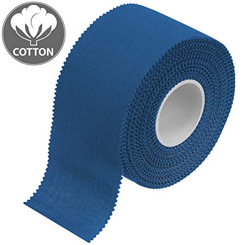 ALPIDEX 6 x Cinta Adhesiva Deportiva 3,8 cm x 10 m Sport Tape, Color:Azul