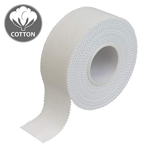 ALPIDEX 6 x Cinta Adhesiva Deportiva Blanco 2,5 cm x 10 m