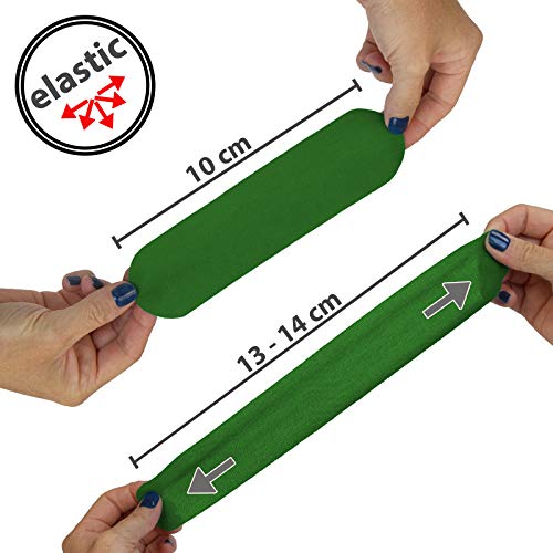 ALPIDEX Cinta Kinesiología Tape 5 m x 5 cm Cinta Muscular E- Book Ejemplos Aplicación, Color:verde, Cantidad:1 rollo