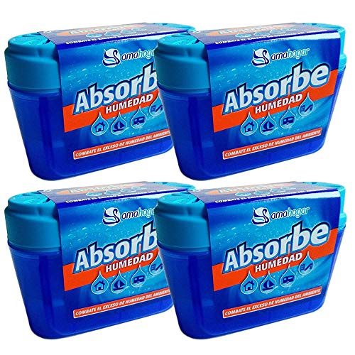 Amahogar - Absorbe Humedad - 40 gr - Hecho en España - Set 4