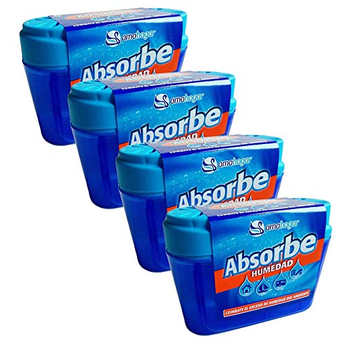 Amahogar - Absorbe Humedad - 40 gr - Hecho en España - Set 4