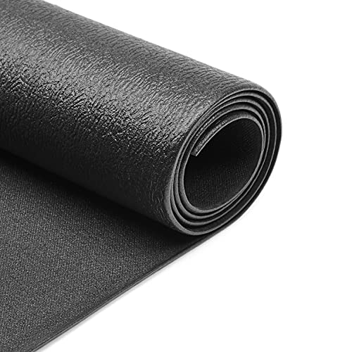 Amazon Basics – Esterilla protectora de alta densidad para uso con máquinas de gimnasio y cintas, 92 x 259 cm, Negra