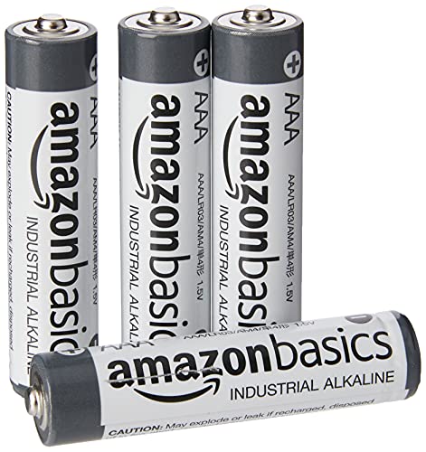 Amazon Basics - Pilas alcalinas AAA de uso industrial (40 unidades)