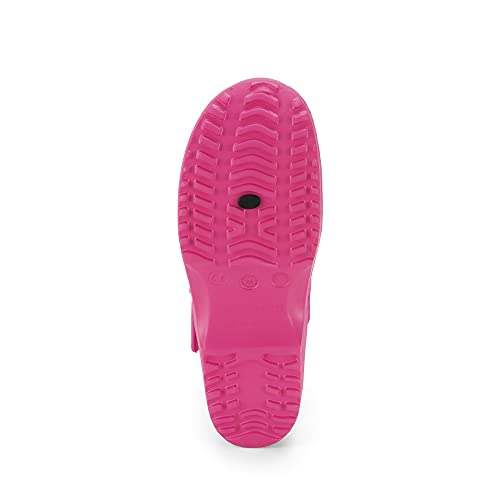 AMELIA LINE SHOES Zuecos sanitarios profesionales Happy – Calzado Light, Rosa, 41 EU