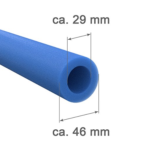 Ampel 24-6 espumas de proteccíon de Barras para Cama elàstica / 2 espumas necessarias para 2 Barras/Azul