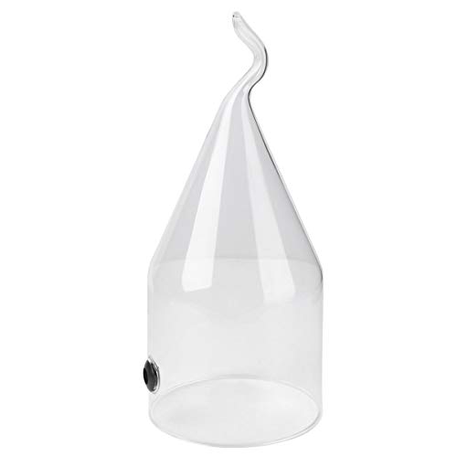 Angoily Cubierta de Cúpula para Fumar Campana Tapa Tapas Platos Cuencos Vasos Fumador Infusor de Fumar Infusión de Humo Accesorio Especializado 12. 5 Ancho