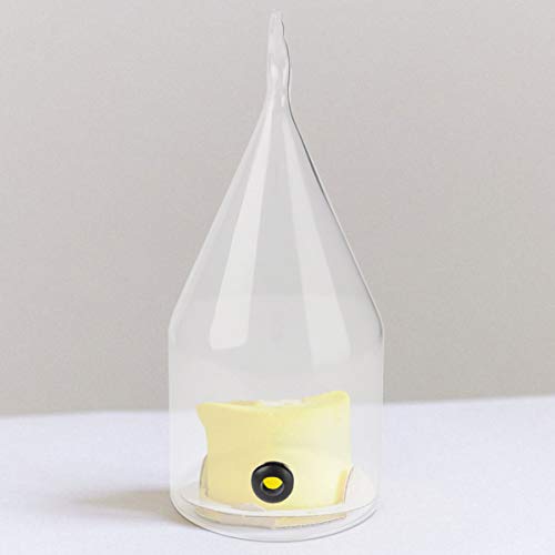 Angoily Cubierta de Cúpula para Fumar Campana Tapa Tapas Platos Cuencos Vasos Fumador Infusor de Fumar Infusión de Humo Accesorio Especializado 12. 5 Ancho