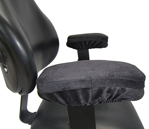 Arm-Eaz Cubierta de Apoyabrazos para Silla de Oficina y Silla de Juego, Cojin Protector con Espuma de Memoria para Reposabrazos Para la Comodidad del Codo