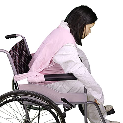 Arnés de sujeción para chaleco para silla de ruedas, arnés de seguridad para silla transpirable anticaída para ancianos (longitud del cinturón de sujeción: aproximadamente 140 cm / 55,12 pulgadas)