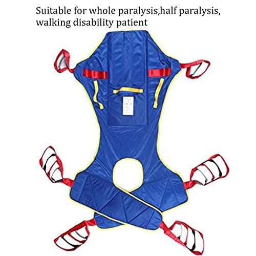 Arnes Gruas Para Discapacitados Personas Mayores,Cinturón Transferencia Ayudas Dinámicas Arnés Con Soporte Para La Cabeza,Seguro Y Sin Esfuerzo,para Enfermería,Anciano,Discapacitado,L(below300kg)