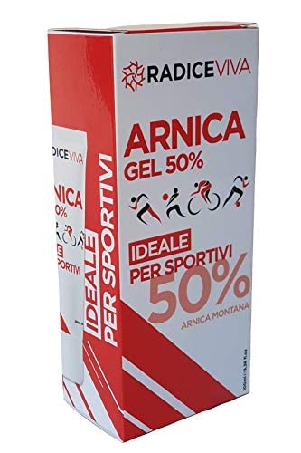 ARNICA GEL 50% -RADICEVIVA-IDEAL PARA DEPORTISTAS-Pre y Post Entrenamiento,Acción Fuerte y Concentrada, Mejora el Rendimiento,Brinda Bienestar Muscular y Articular,No Grasa,Rápida Absorción(100ml)