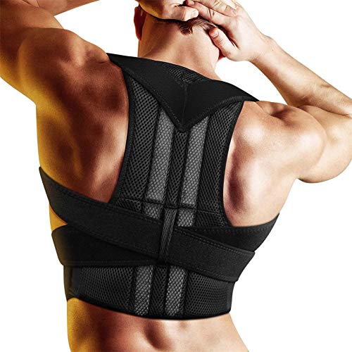 ASDFGT-778 Corsé Adulto Ajustable Trasero Postura Corrector Terapia Hombro Perspieta Lumbar Soporte de la Columna Vertebral Corrección de la Postura for Hombres Mujeres (Color : 3XL)