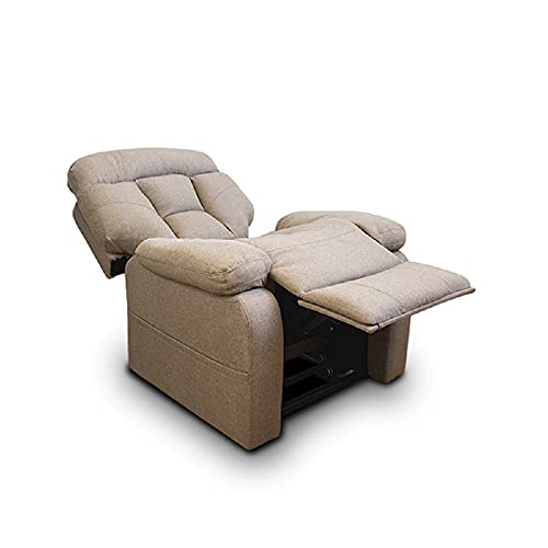 Astan Hogar Sillón Relax con Función Auto-Ayuda (Levanta Personas), Reclinación Eléctrica, Masaje Y Termoterapia. Modelo Space Lift Up AH-AR30320MG, Marrón Grisáceo,