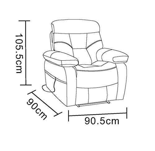 Astan Hogar Sillón Relax con Función Auto-Ayuda (Levanta Personas), Reclinación Eléctrica, Masaje Y Termoterapia. Modelo Space Lift Up AH-AR30320MG, Marrón Grisáceo,